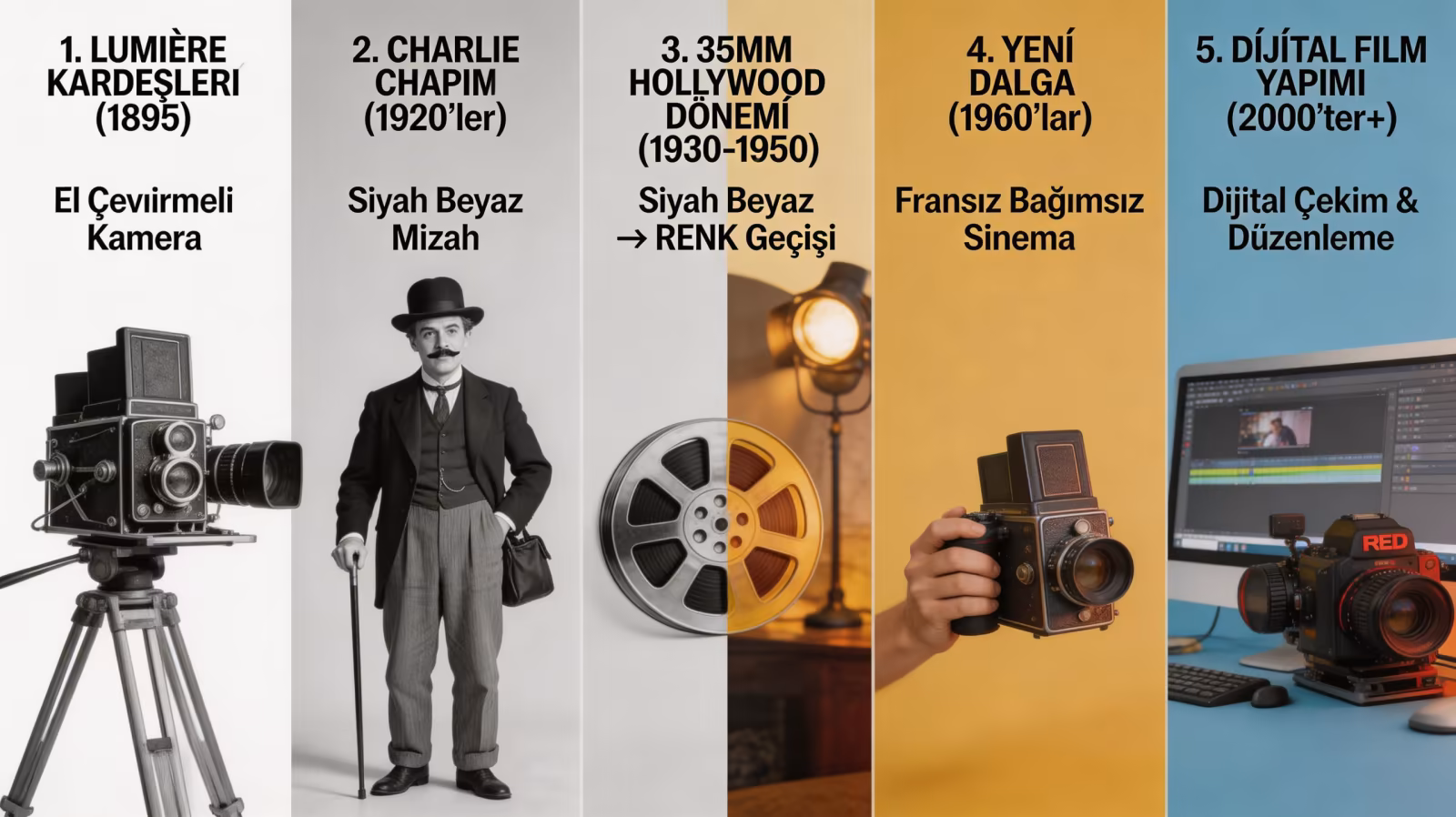 Sinema Tarihi: Lumière Kardeşlerden Dijital Çağa