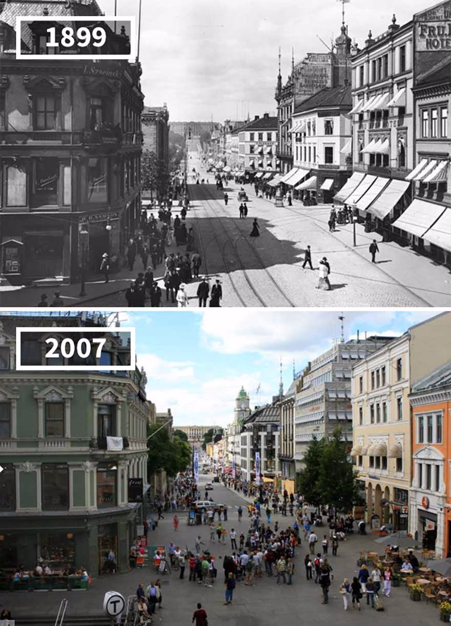 Karl Johan Caddesi geçmişten günümüze