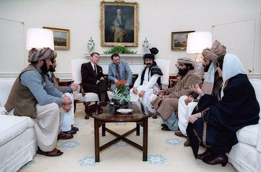 Ronald Reagan Afgan Savaşçıları ile
