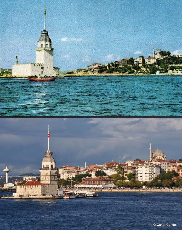Denizden Kız Kulesi geçmişten günümüze