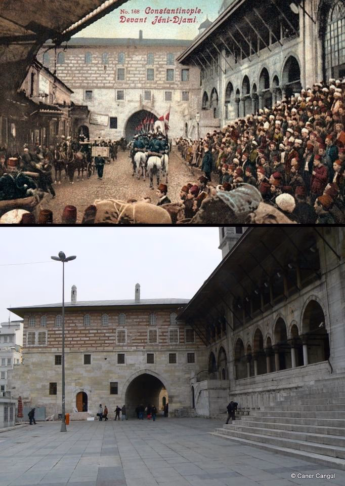 Yeni Cami Merdivenleri geçmişten günümüze