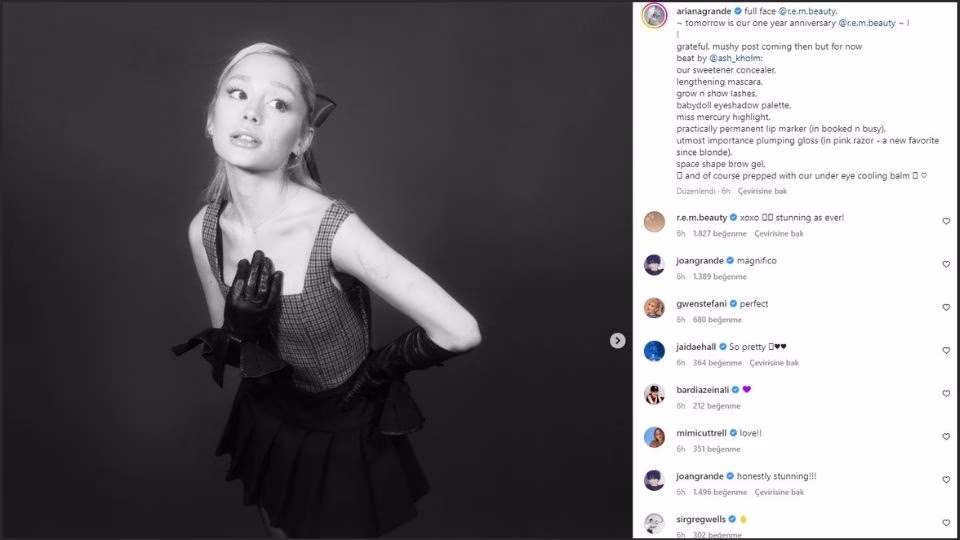 Ariana Grande instagram