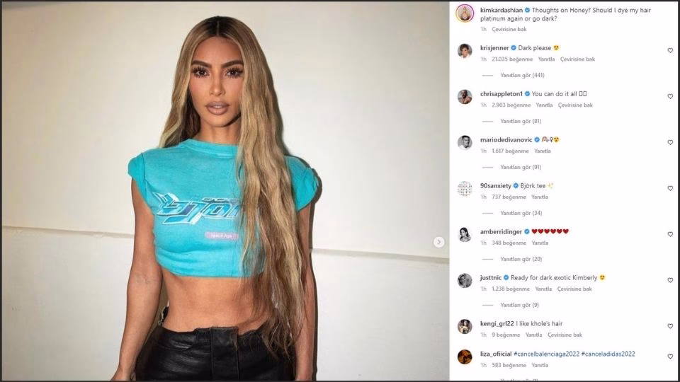 Kim Kardashian instagram