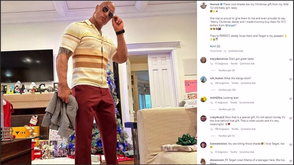 Dwayne Johnson the rock instagram