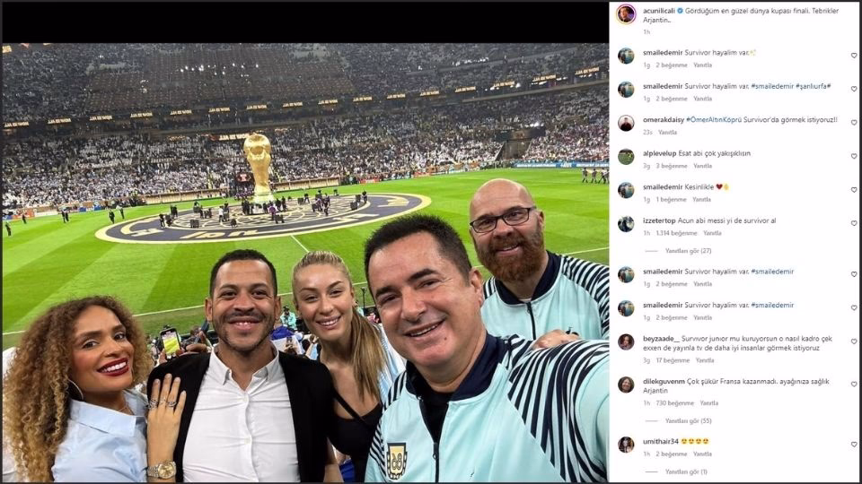 Acun Ilıcalı instagram hesabı