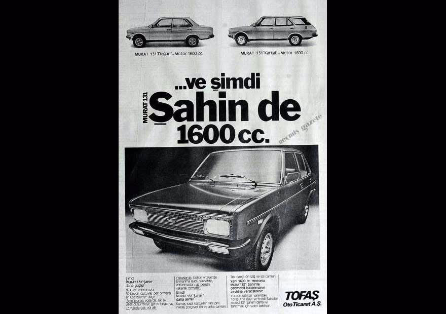 Murat 131 tarihi reklam