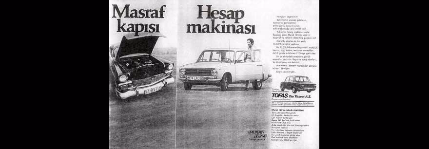 Murat 124 tarihi reklam