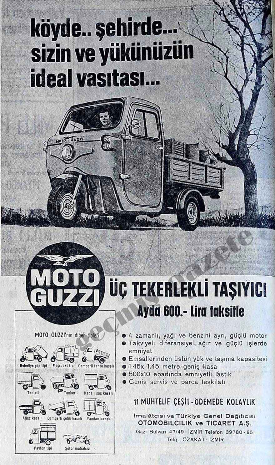 Moto Guzzı tarihi reklam