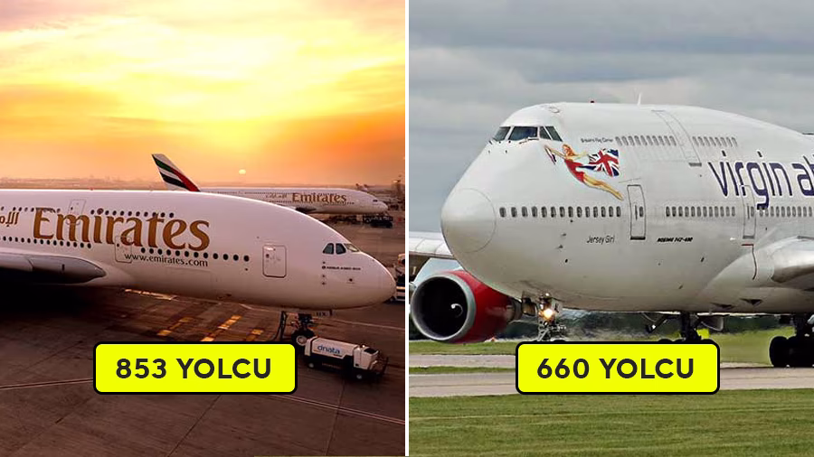 Dünyanın En Büyük Yolcu Uçakları