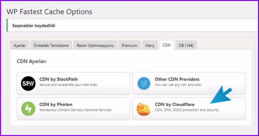 Cloudflare wp fastest cache 0
