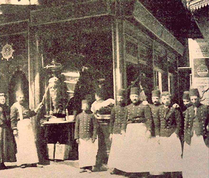 1855 yılında bir dönerci.