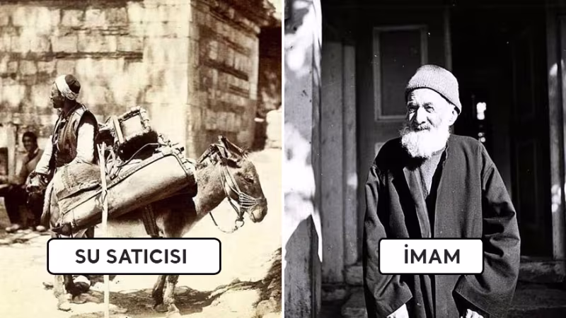 Meslek Ve Seyyar Satıcılara Ait Tarihi Fotoğraflar - 2