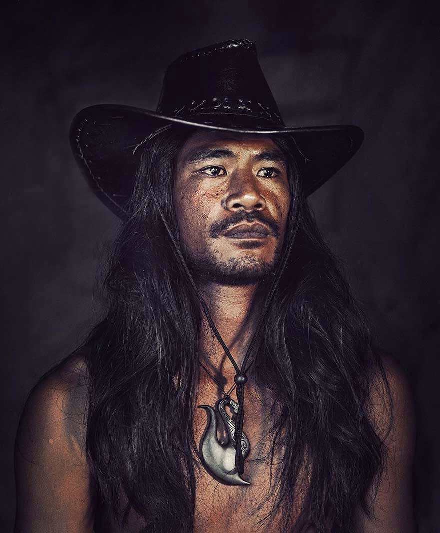 Yeni Zelanda’lı Maori yerlisi
