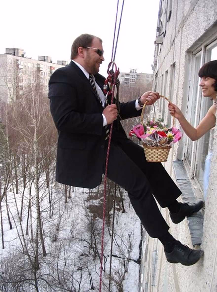Komik Rusya Rus Dugun Fotograflari 15