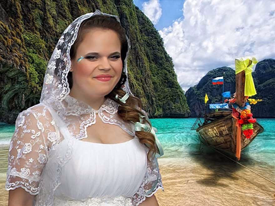Komik Rusya Rus Dugun Fotograflari 66
