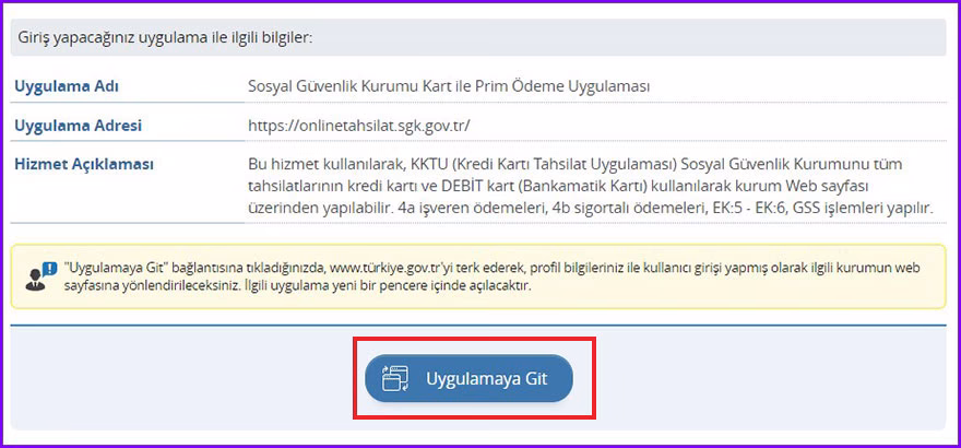 kredi kartı ile sgk ödeme