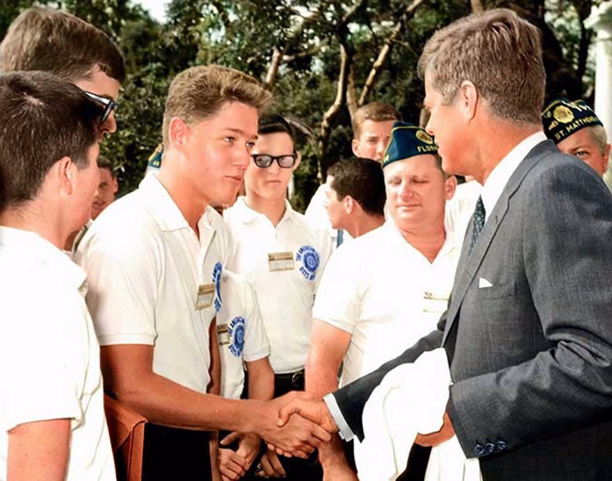 Bill Clinton gençlik fotoğrafı