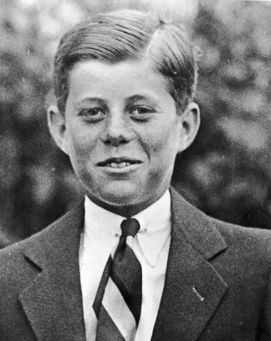 John F. Kennedy gençlik fotoğrafı