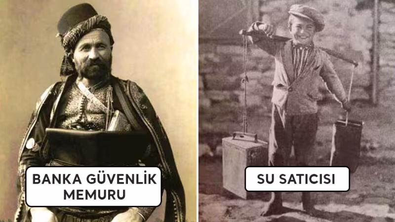 Meslek Ve Seyyar Satıcılara Ait Tarihi Fotoğraflar - 8