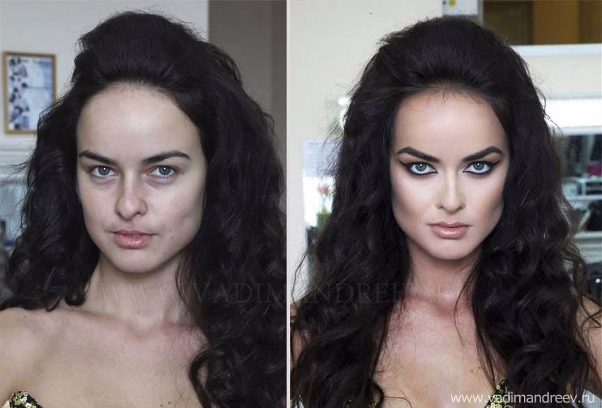 Oncesi Sonrasi Fotograflar Ile Makyajin Sihirli Gucu 11