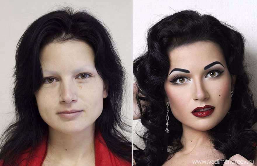 Oncesi Sonrasi Fotograflar Ile Makyajin Sihirli Gucu 16