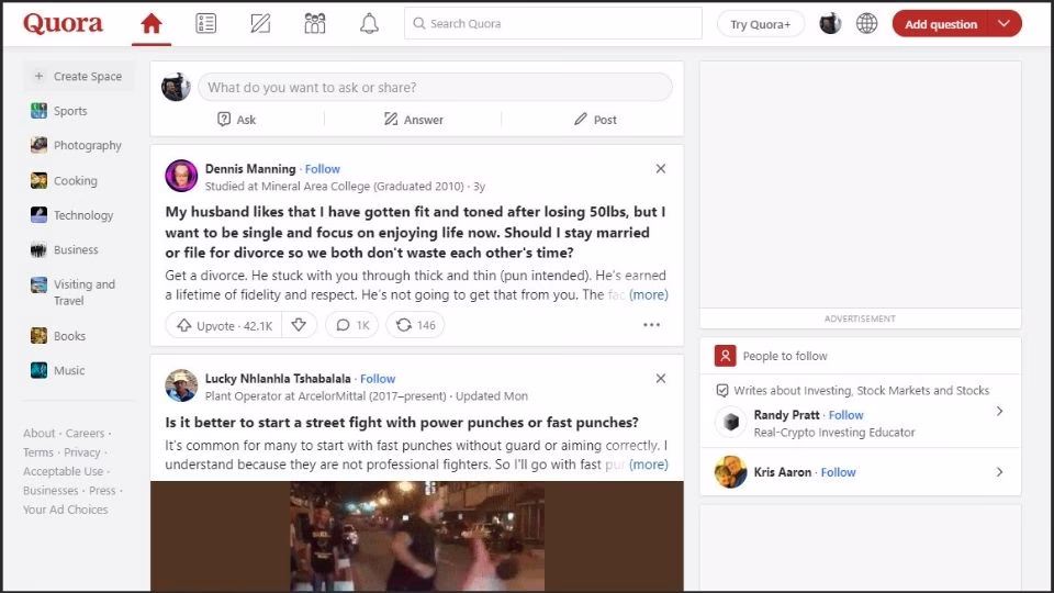 Quora internet sitesi