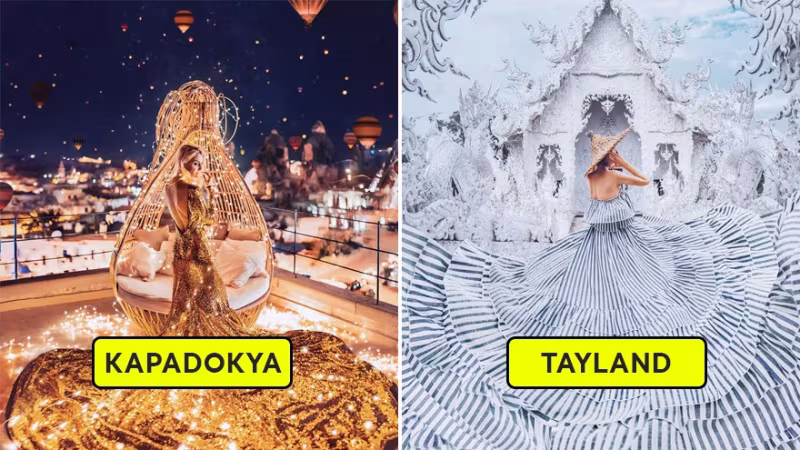 Model ve Manzara Fotoğrafları