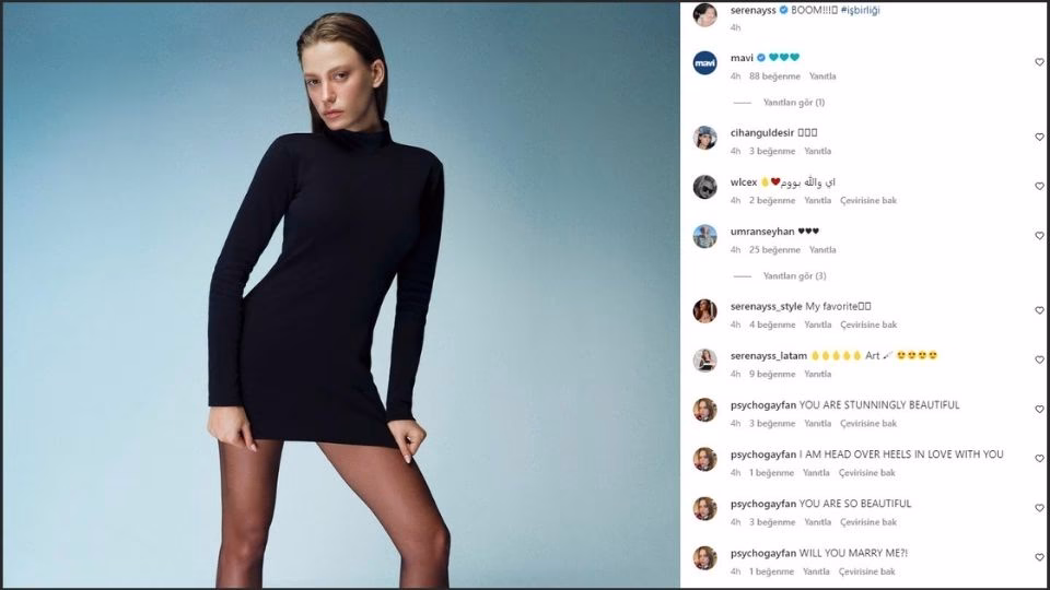 Serenay Sarıkaya instagram hesabı
