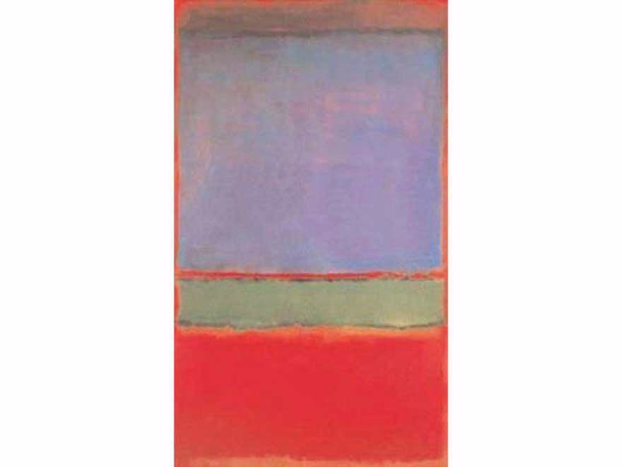 No. 6 (Violet, Green and Red)
