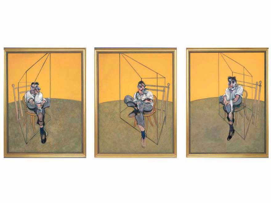 Three Studies of Lucian Freud