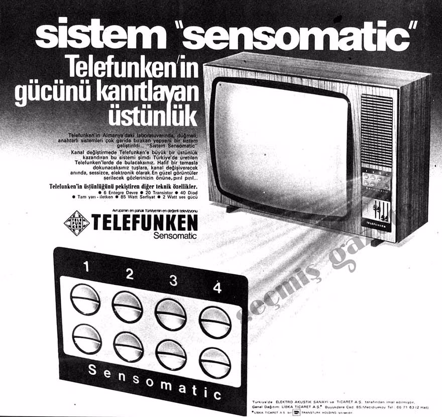 Telefunken Televizyon tarihi reklam