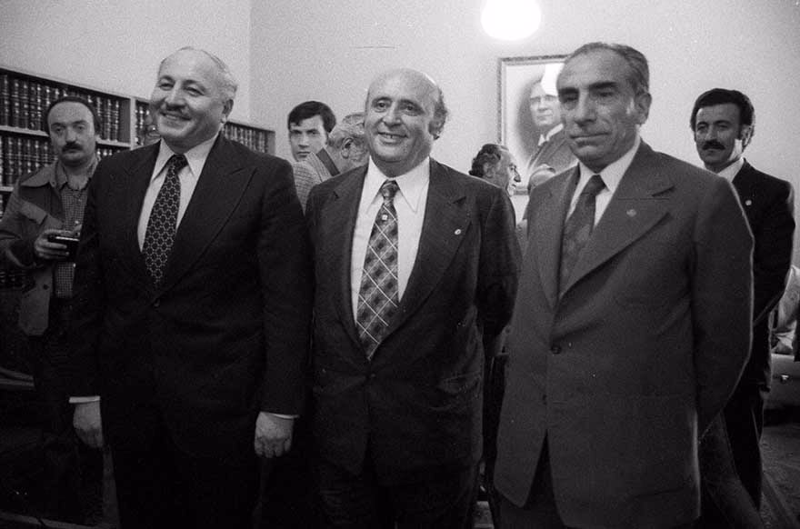 Necmettin Erbakan, Süleyman Demirel ve Alparslan Türkeş