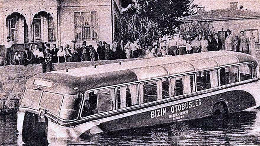 Denize Düşen Otobüs