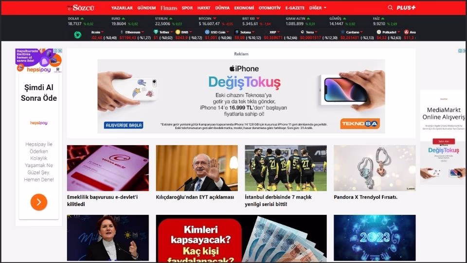 sözcü internet sitesi