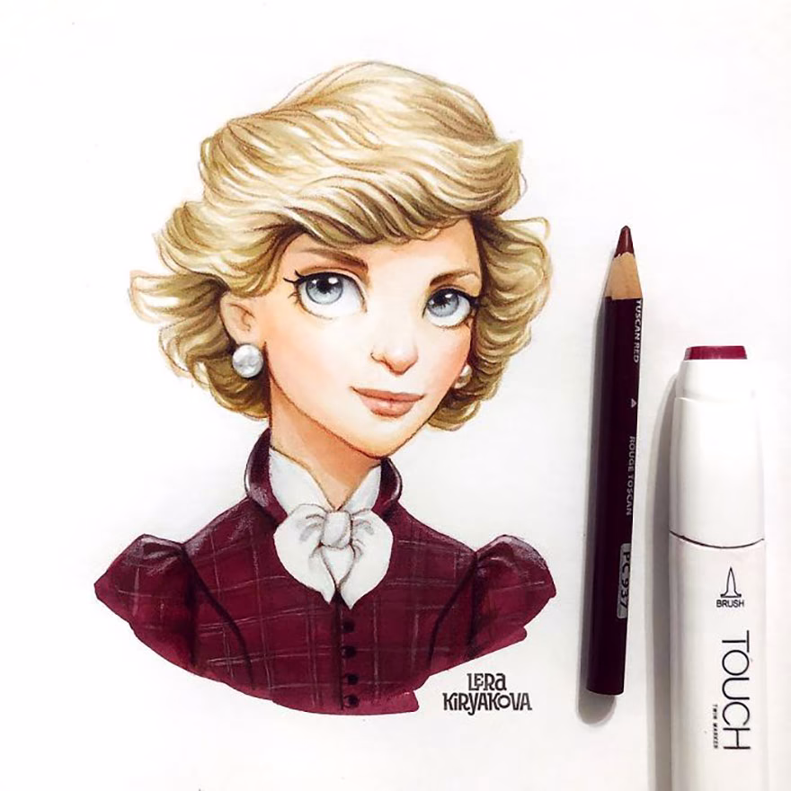 Princess Diana Çizgi Film Karakteri