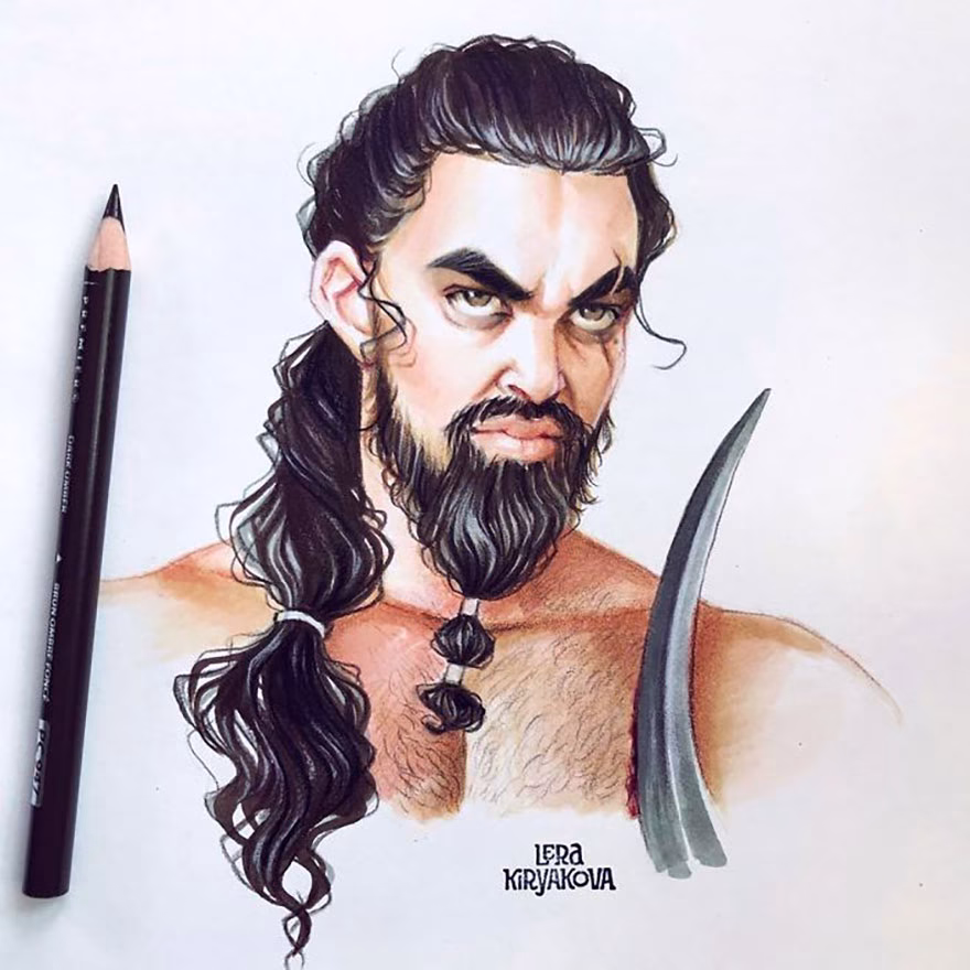 Khal Drogo Çizgi Film Karakteri