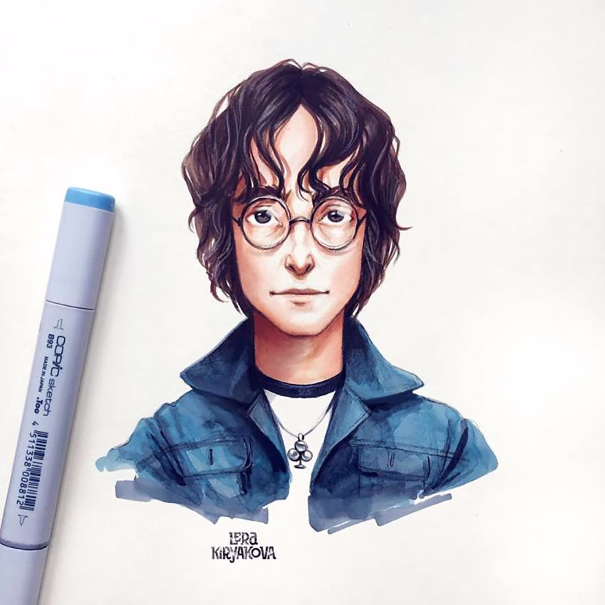 John Lennon Çizgi Film Karakteri