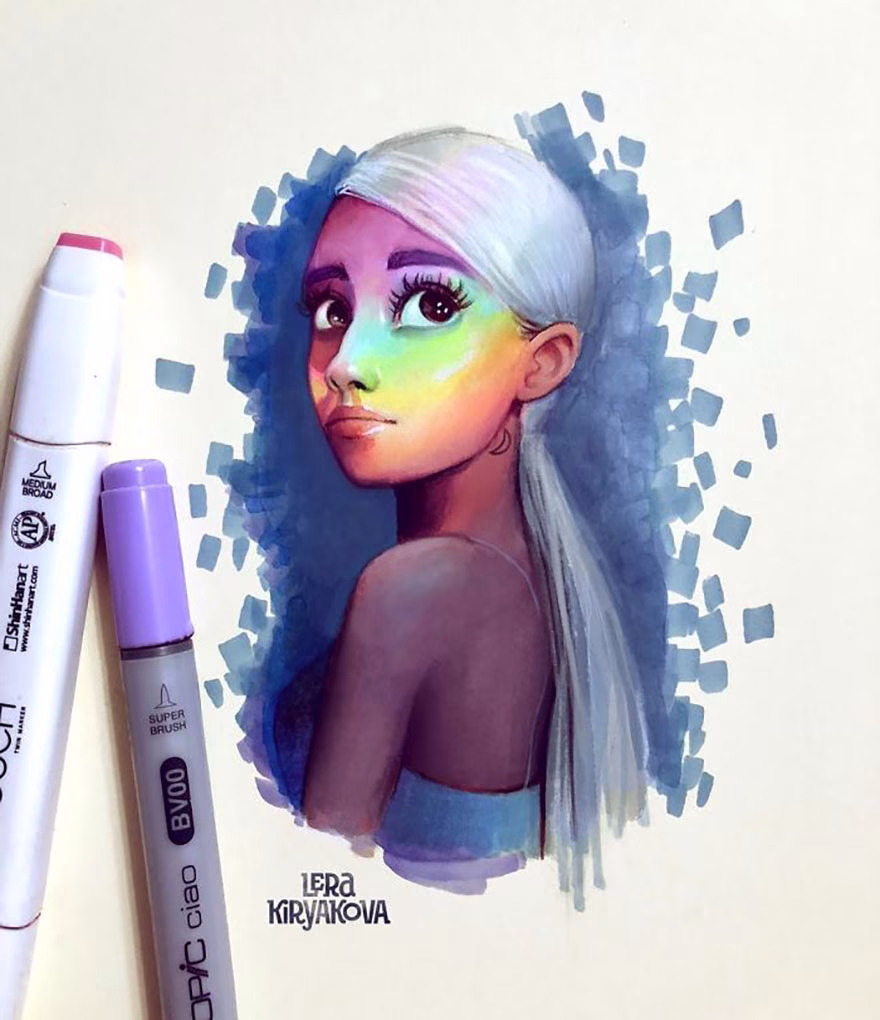 Ariana Grande Çizgi Film Karakteri