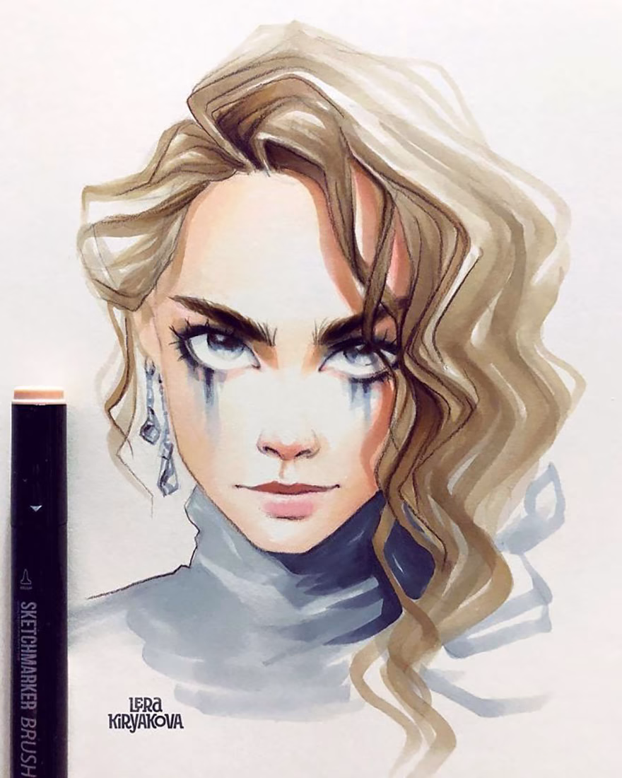 Cara Delevingne Çizgi Film Karakteri