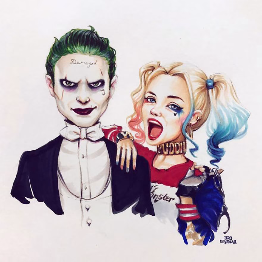 Joker And Harley Quinn Çizgi Film Karakteri
