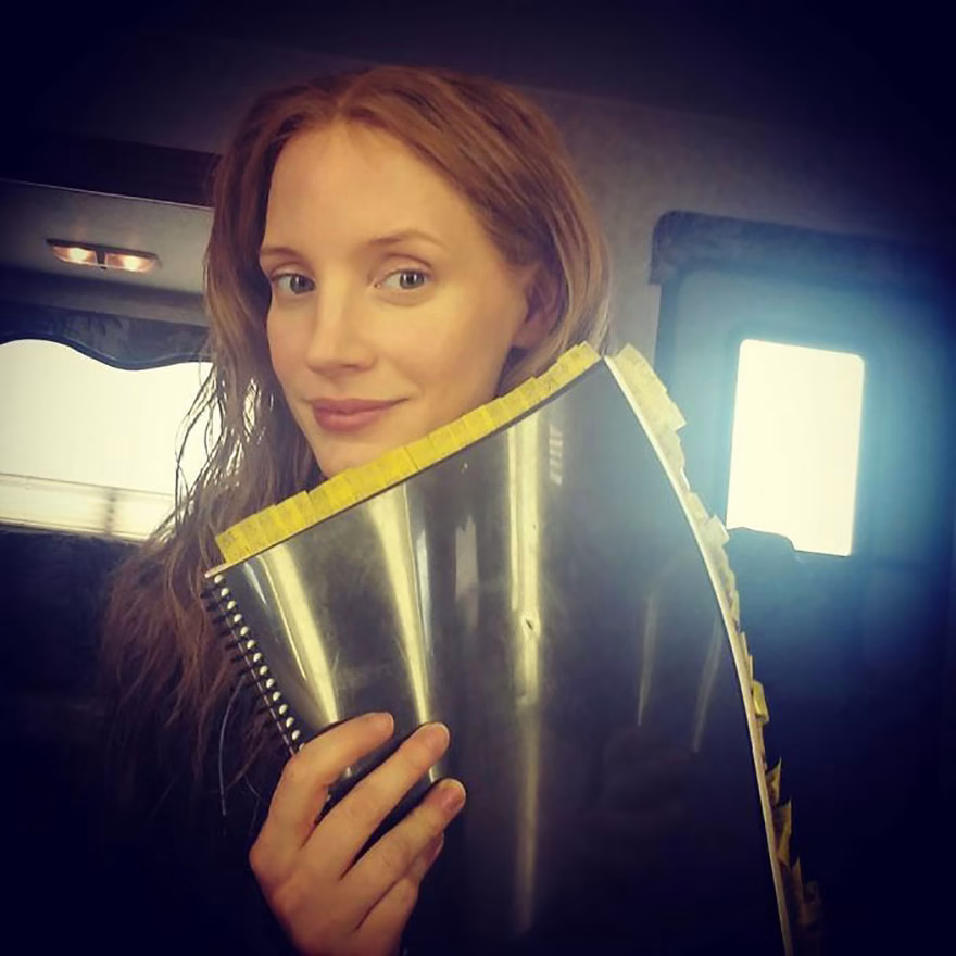 Jessica Chastain makyajsız hali