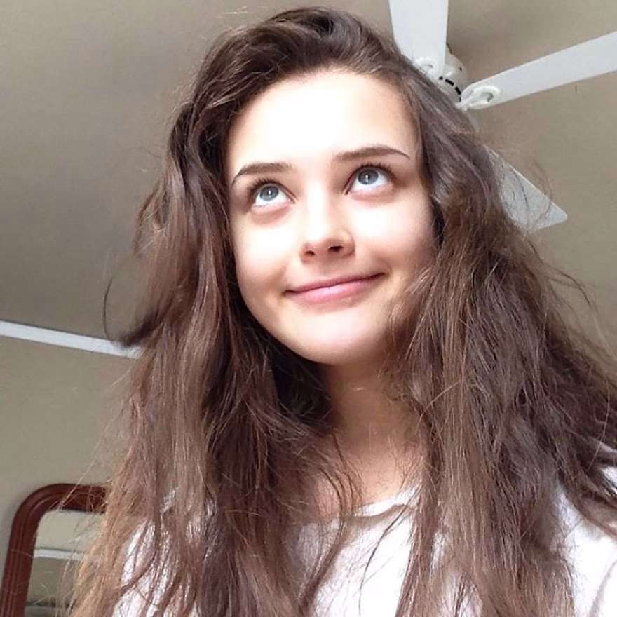 Katherine Langford makyajsız hali