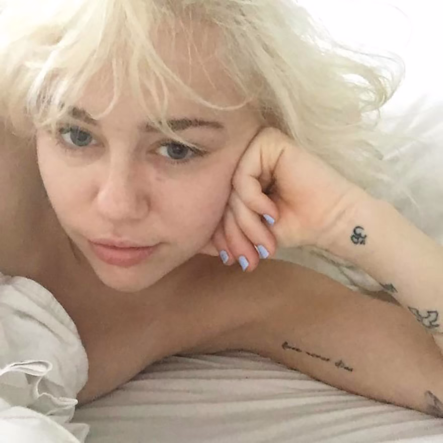Miley Cyrus makyajsız hali