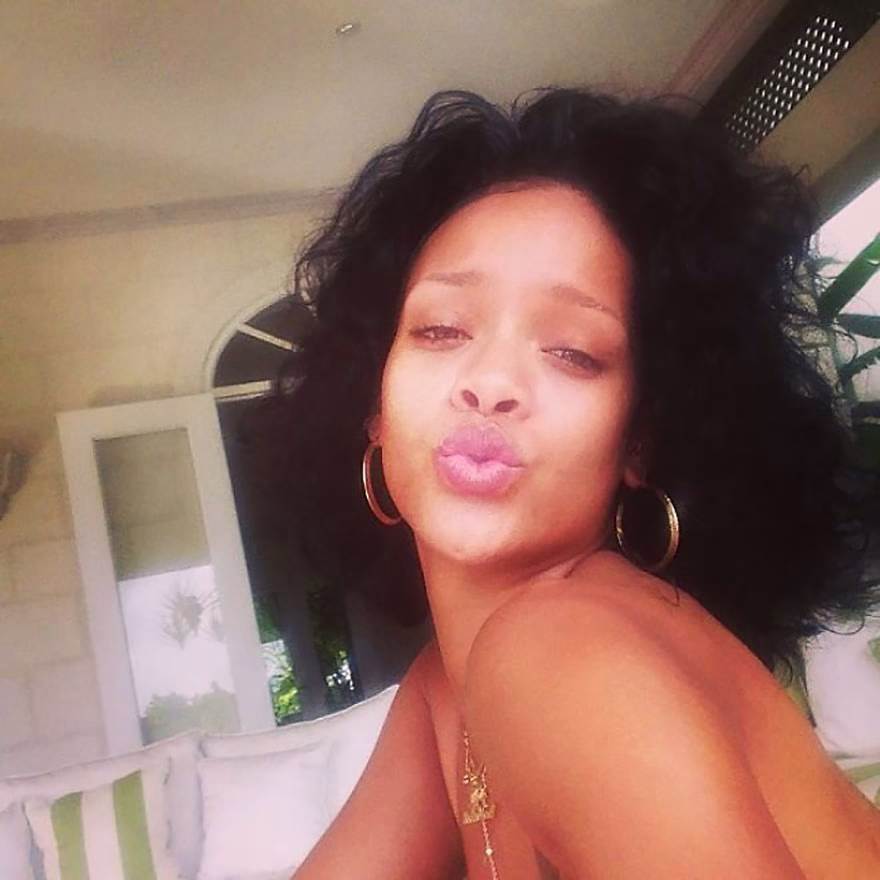 Rihanna makyajsız hali