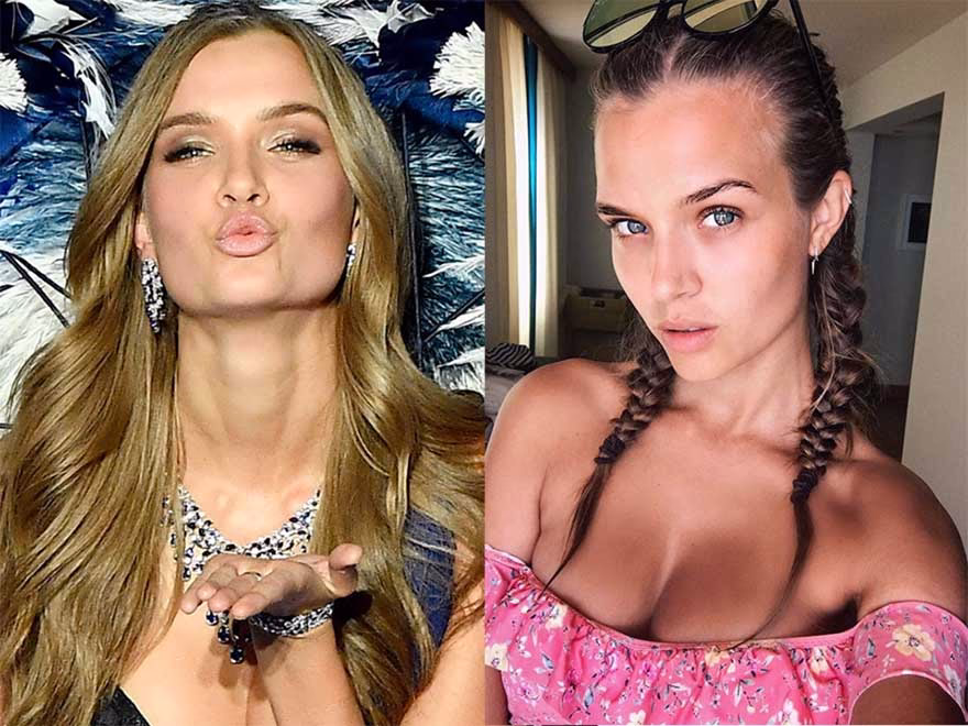 Josephine Skriver makyajsız