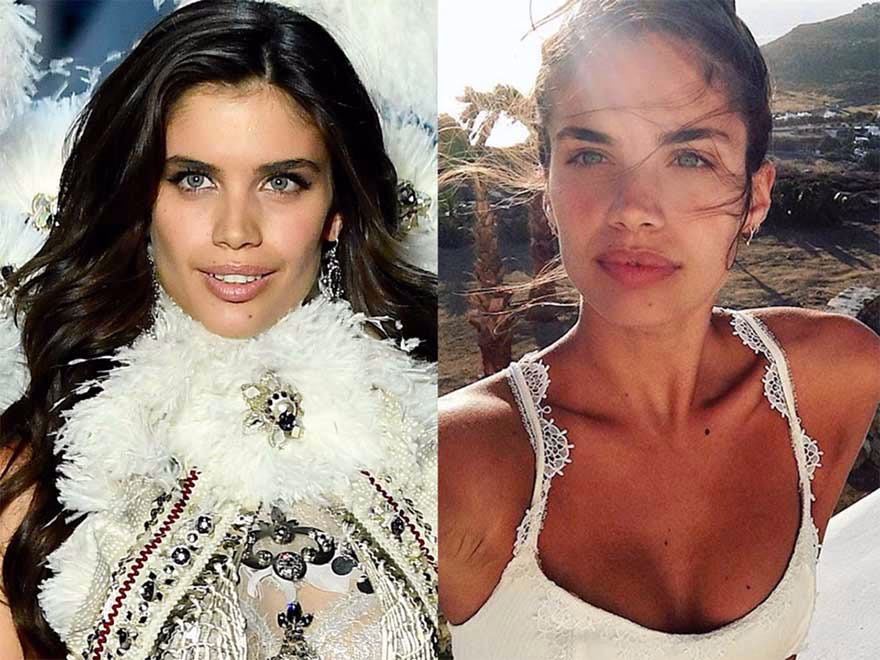 Sara Sampaio makyajsız