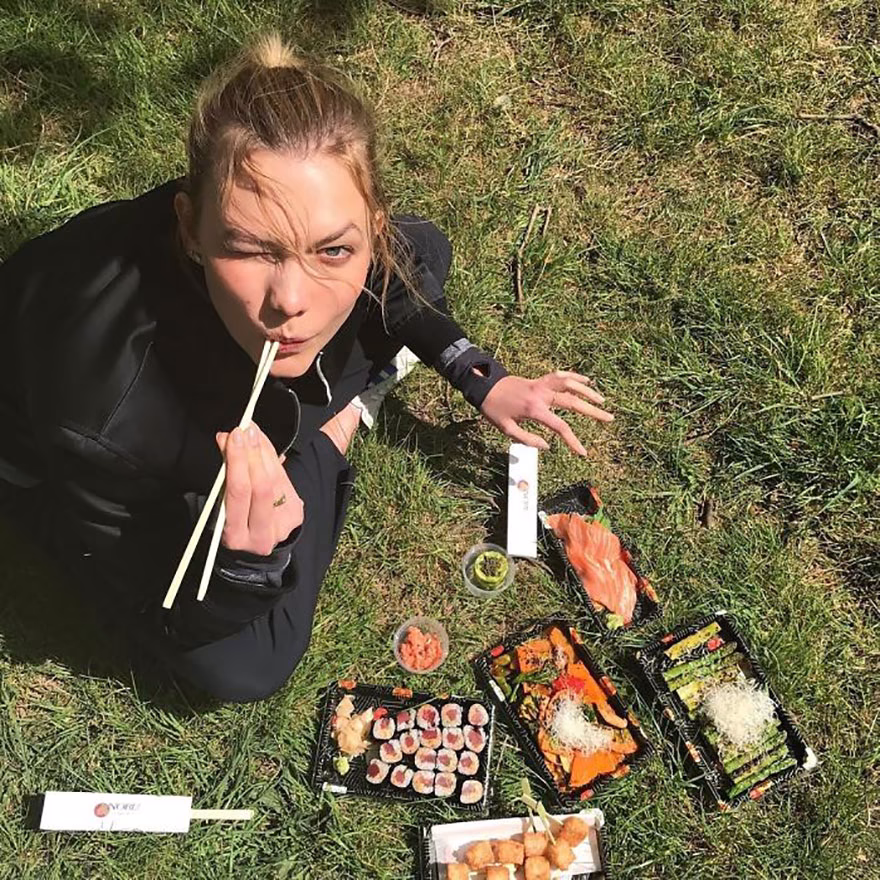 Karlie Kloss makyajsız hali