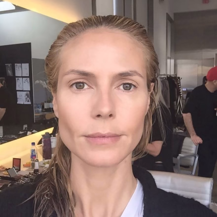 Heidi Klum makyajsız hali