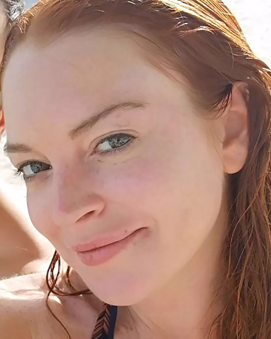 Lindsay Lohan makyajsız hali