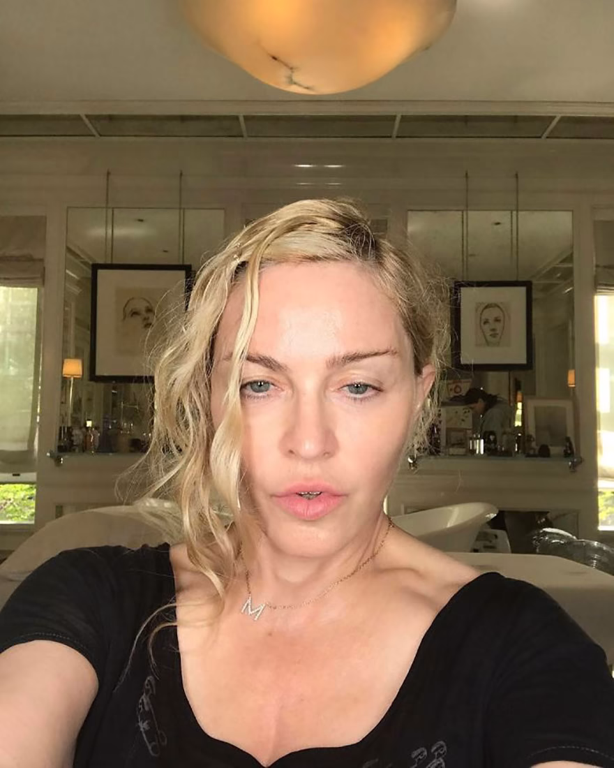 Madonna makyajsız hali